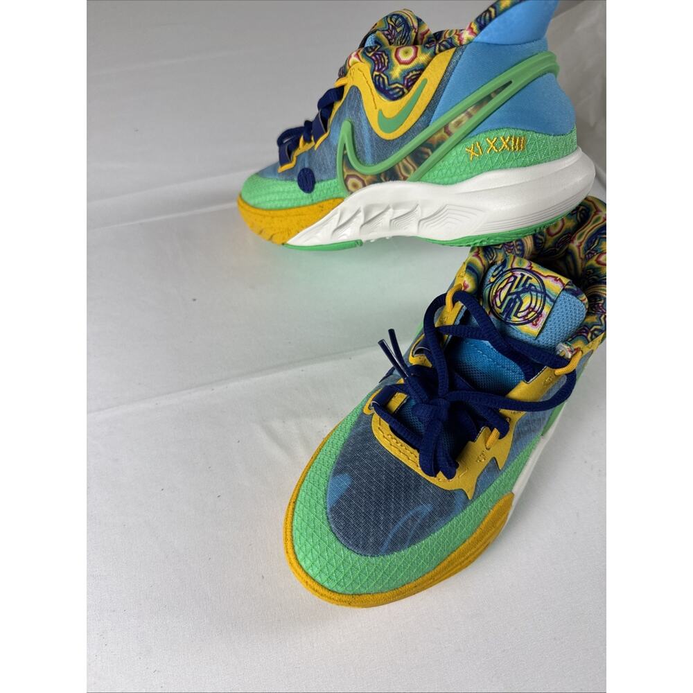 Nike Kyrie 8 GO SE GS Move To Zero Baltic Blue Multi DV3018-400 Youth Size 3.5Y